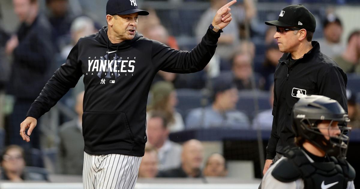 Aaron Boone ejection tracker: Yankees manager on pace for Bobby Cox’s single-season MLB record