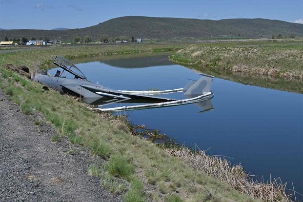 Air Force Investigating Mishap that Led F-15 to Land in Oregon Canal