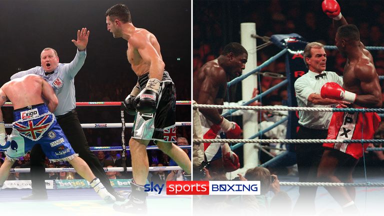 Ahead of this weekend's WBO cruiserweight clash between Lawrence Okolie and Chris Billam-Smith, check out some of the best British world title fights to have taken place on Sky Sports.