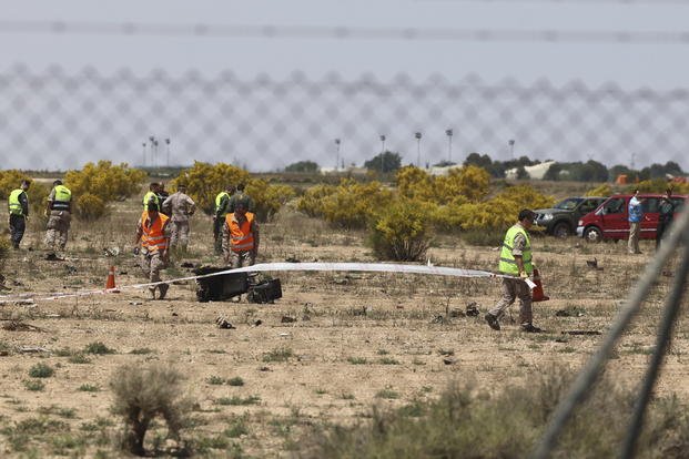 F-18 Fighter Jet Accident at Spain’s Airbase as Pilot Ejects Successfully