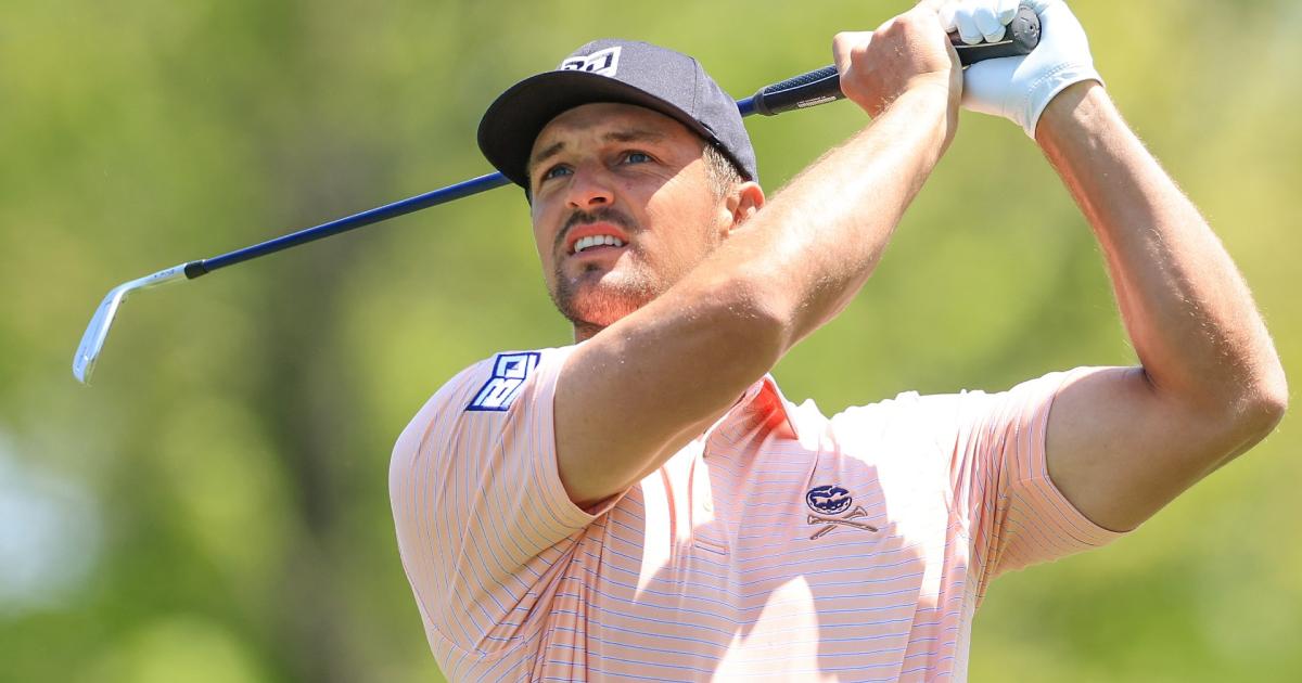 PGA Championship results, highlights: Bryson DeChambeau leads after Round 1 amid tough conditions at Oak Hill