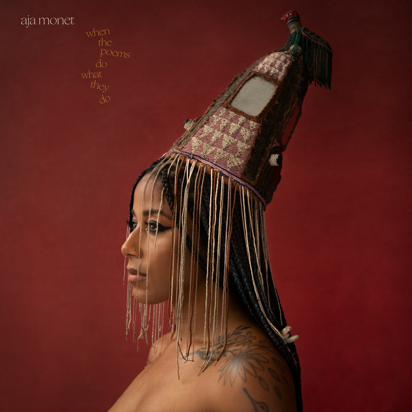 Aja Monet on album cover