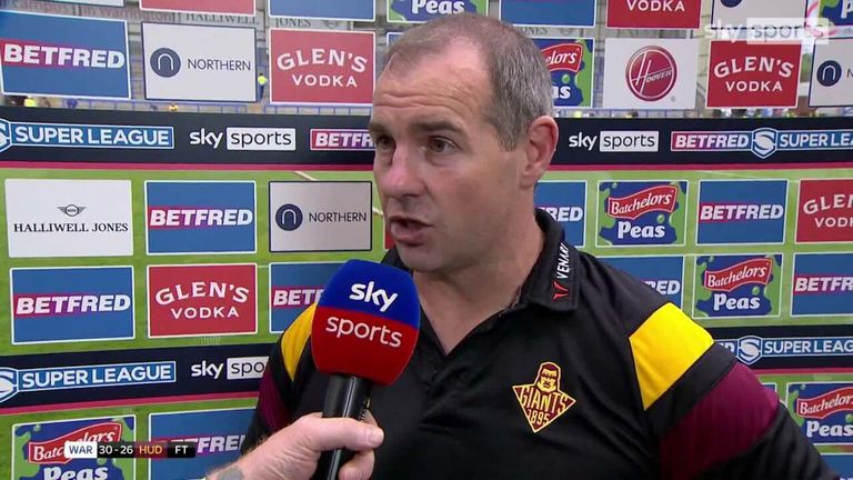 Following defeat to Warrington, Huddersfield Giants' Ian Watson says he loves the challenge of coaching but admits it's stressful at times