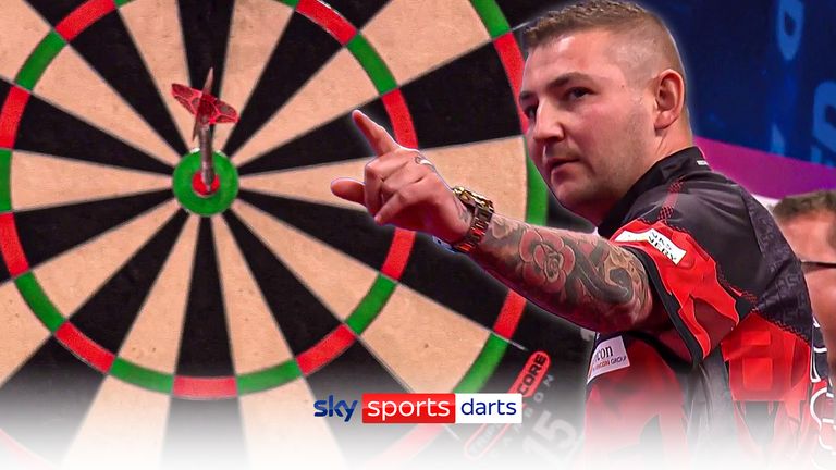 This is not Fish O'Mania! Aspinall reeled in a magnificent 170 checkout against Clayton