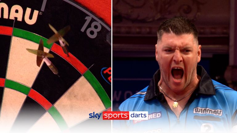 Daryl Gurney showed ruthless finishing as he hit every double that was available to him to seal each leg in taking a dream 6-0 lead against the Flying Scotsman, Gary Anderson