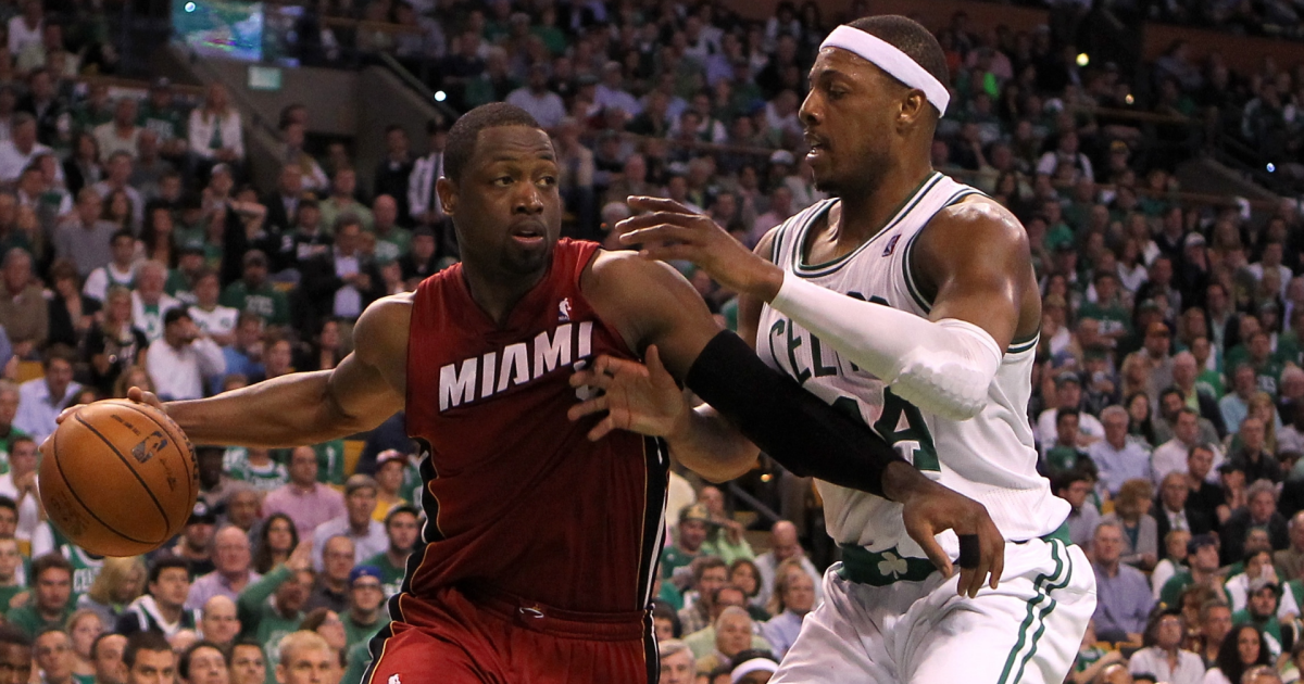 Dwyane Wade laughs off Paul Pierce career comparison: ‘I’m living rent free’