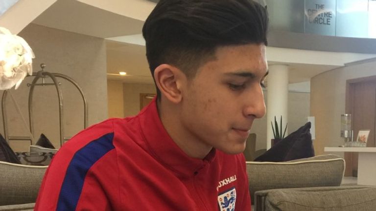 Rohan Luthra Crystal Palace England U15 (credit Dev Trehan)