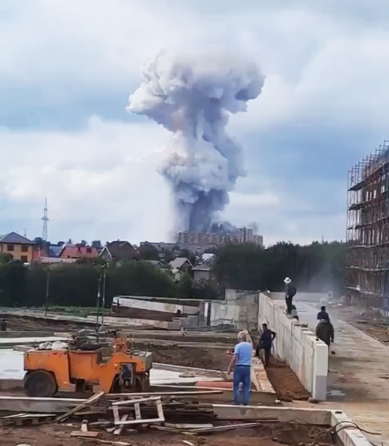 Massive explosion hits plant near Moscow, injuring dozens