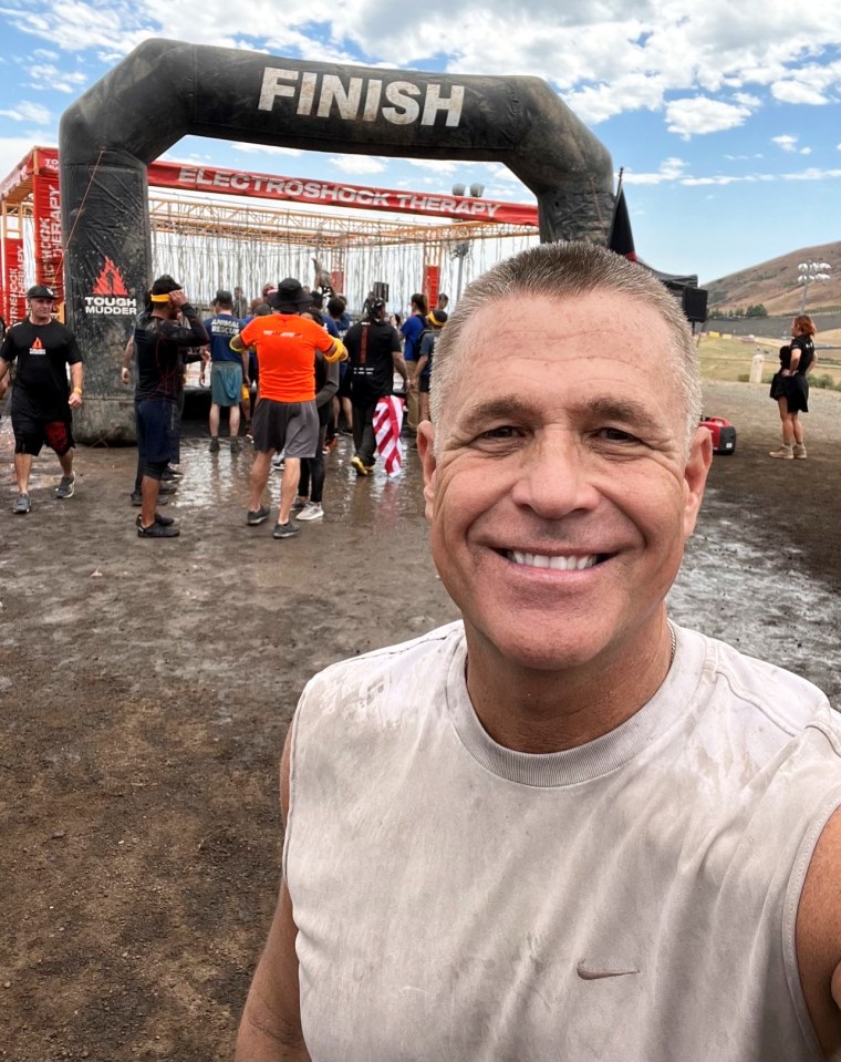 David Long at the Tough Mudder event in Sonoma, California, on Aug. 20.