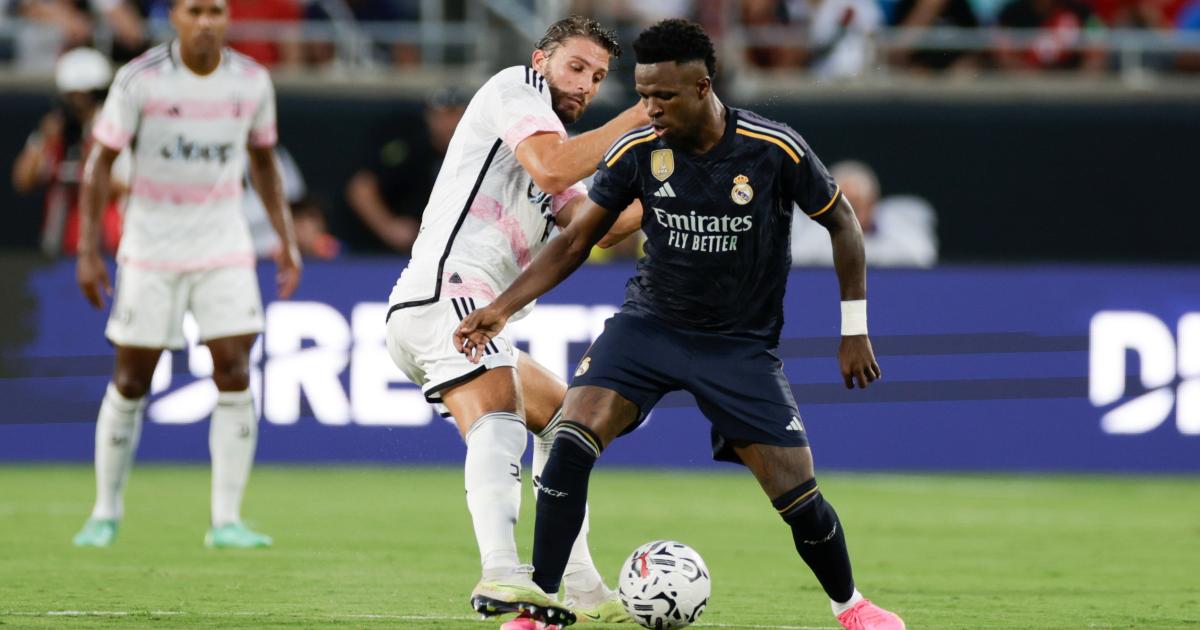 Real Madrid vs Juventus score, result, highlights as Vinicius scores in a 3-1 preseason loss to close USA tour