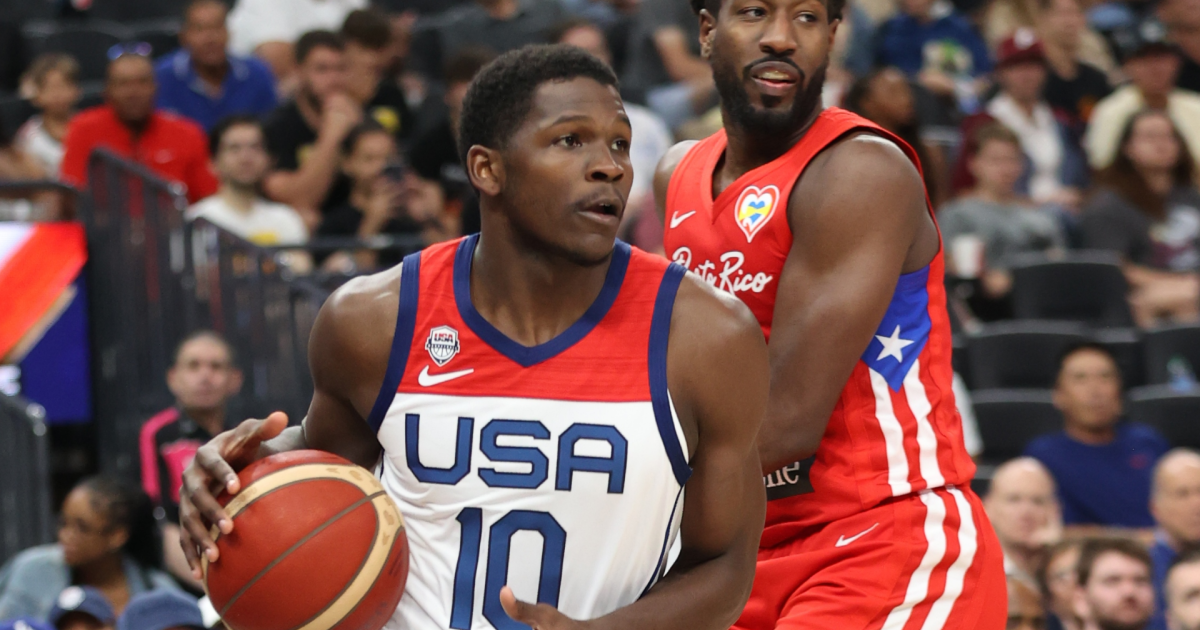 Team USA vs. Puerto Rico score, result: Anthony Edwards dazzles in 2023 FIBA Basketball World Cup tune-up game