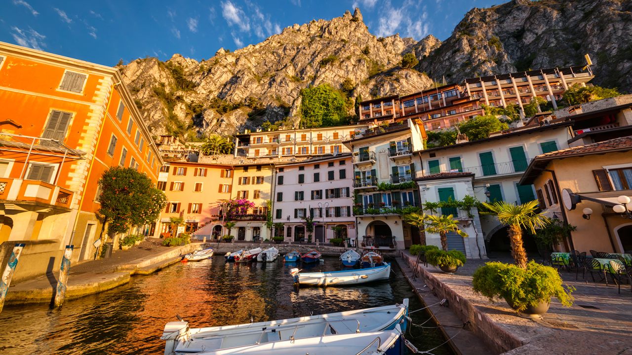 Limone is a tiny fishing village on Lake Garda.