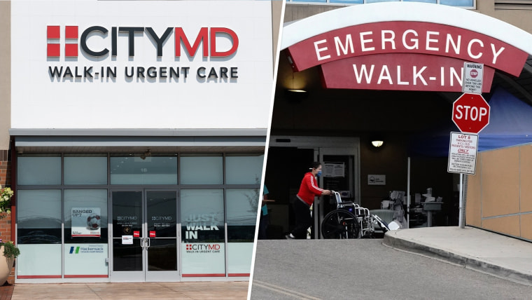 When should I go to an urgent care center or the ER?