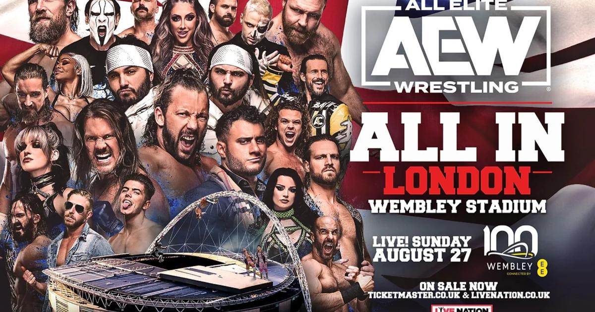 Where to watch AEW All In 2023 pro wrestling event inside Wembley Stadium