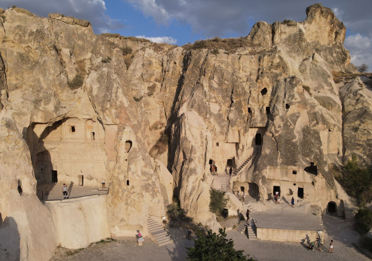 People have lived in caves in Cappadocia for centuries.