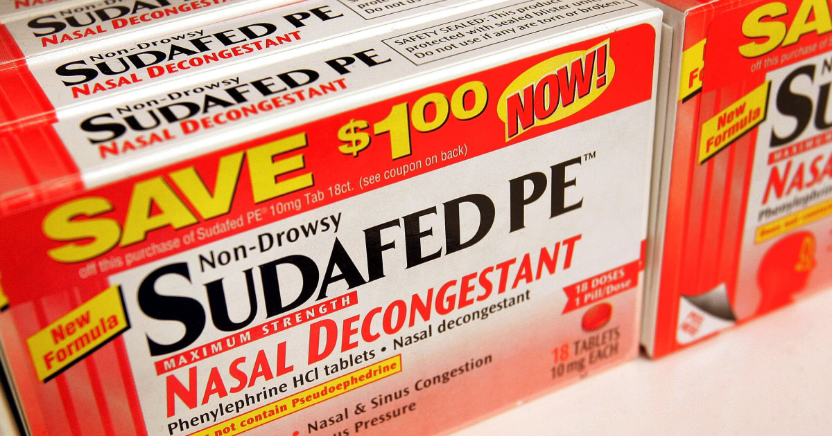 Does this over-the-counter decongestant really work? FDA panel to re-evaluate phenylephrine