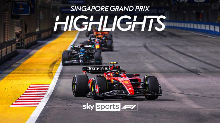 Highlights of the Singapore Grand Prix from the Marina Bay Street Circuit