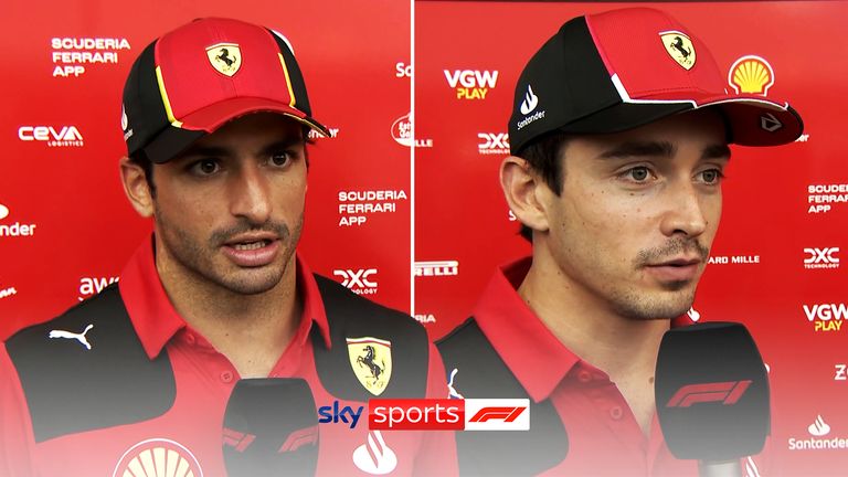 Charles Leclerc and Carlos Sainz say they feel optimistic about the car's performance after placing in strong positions during Practice with Leclerc being only 0.320s off Max Verstappen's Red Bull