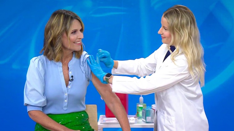 TODAY anchors roll up their sleeves and get their annual flu shots