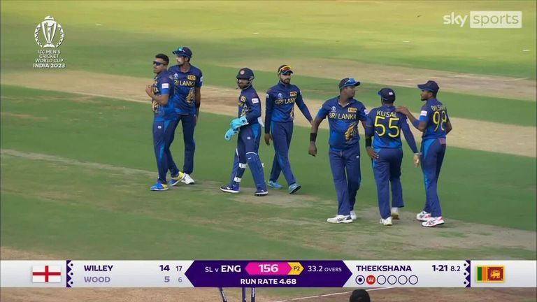 England on brink of World Cup exit as Sri Lanka cruise to victory