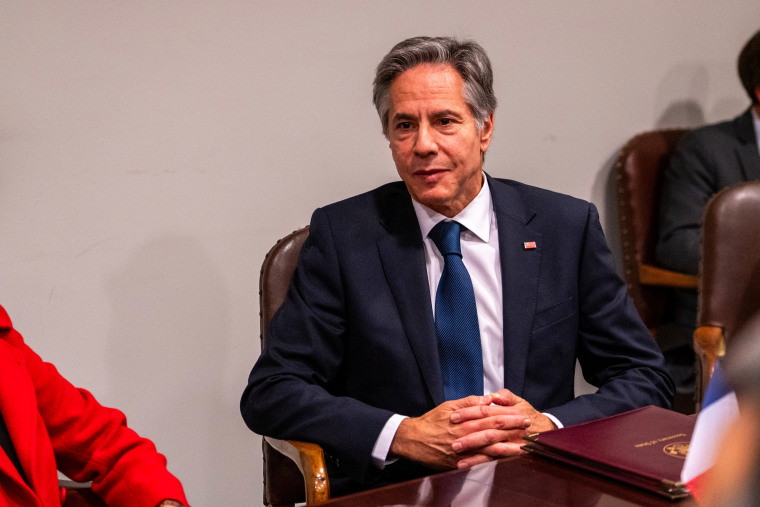 Secretary of State Antony Blinken at the U.N. in New York.