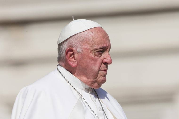 Pope Francis during at the Vatican.