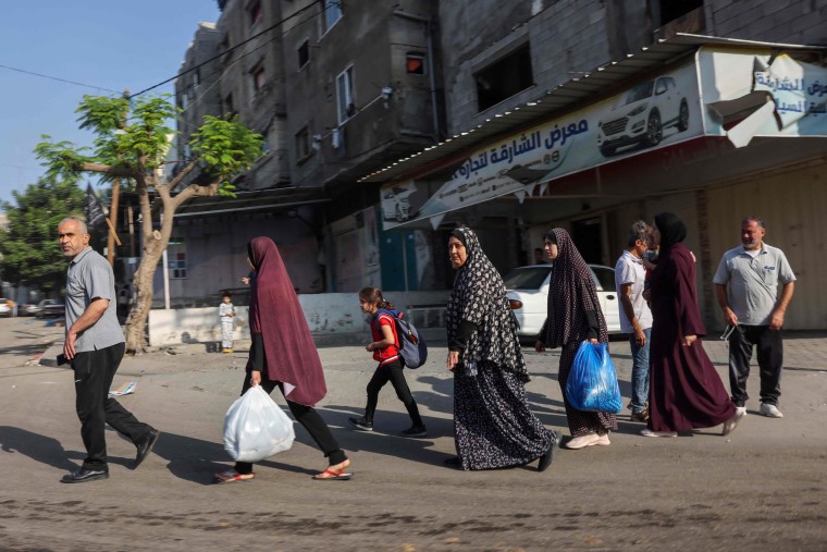 Israel has called for the immediate relocation of 1.1 million people in Gaza amid its massive bombardment in retaliation for Hamas's attacks, with the United Nations warning of "devastating" consequences.