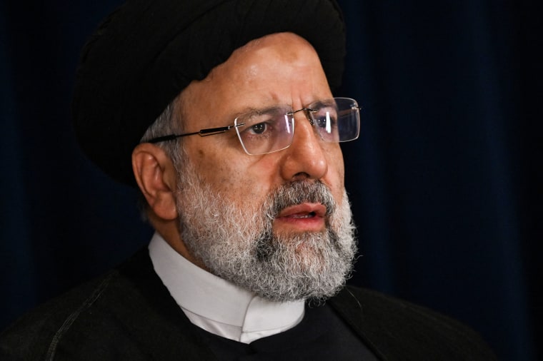 Iranian President Ebrahim Raisi at the U.N. in New York.