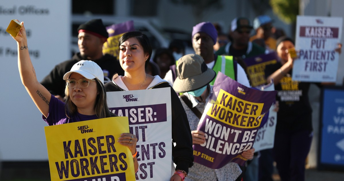 Kaiser Permanente and labor unions reach tentative deal after strike