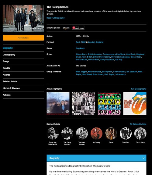 New & Improved – Updates to AllMusic