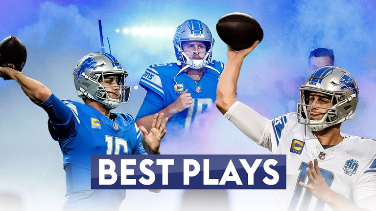 Quarterback Jared Goff is having his best season for the Detroit Lions, here's a look at some of his best plays so far this season.