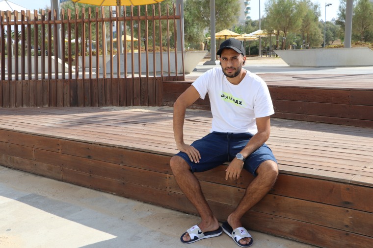 Guy Dabush in the coastal Israeli city of Ashdod today.