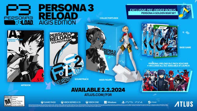 What Each Edition Of Persona 3 Reload Will Get You