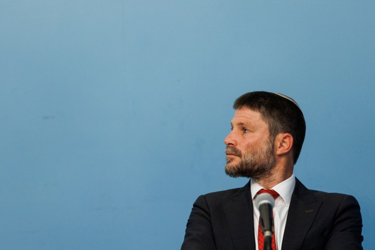 Bezalel Smotrich, Israel's finance minister, in Jerusalem on Jan. 11. 2023.