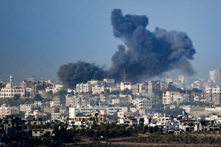 Northern Gaza seen from Israeli border.