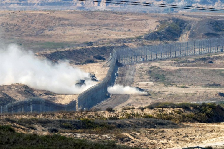 Israeli Tanks At Border With Gaza