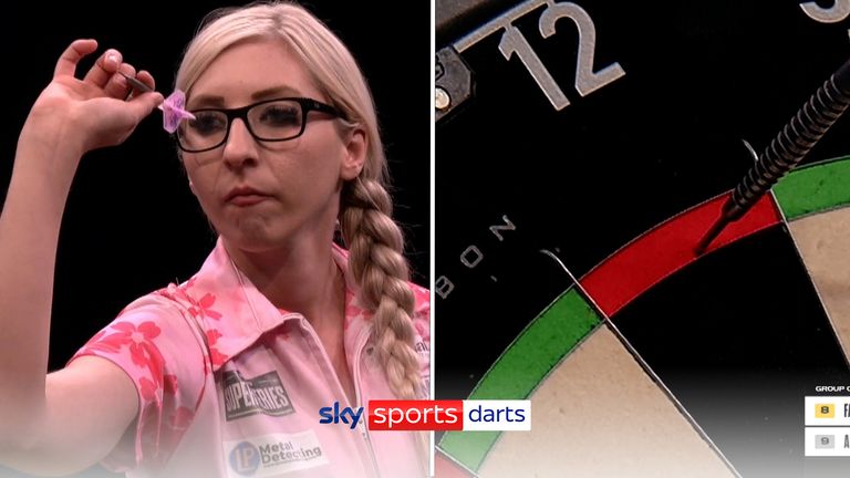 Watch Fallon Sherrock become the first female to hit a televised nine-darter!