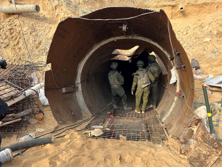 A look inside the largest Hamas tunnel ever discovered by the Israeli military