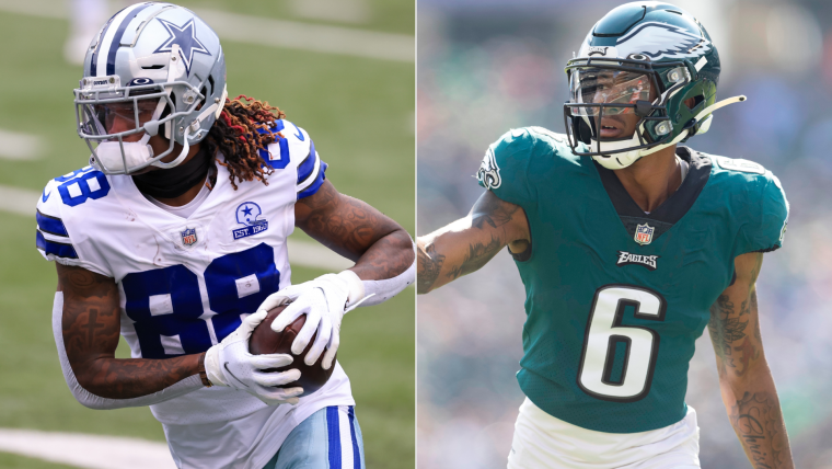 Best Eagles-Cowboys prop bets today: CeeDee Lamb, DeVonta Smith among top Week 14 SNF parlay picks