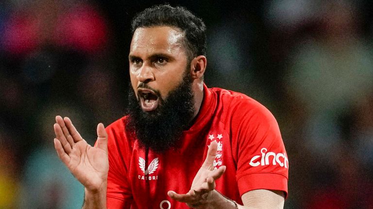 England's bowler Adil Rashid (Associated Press)