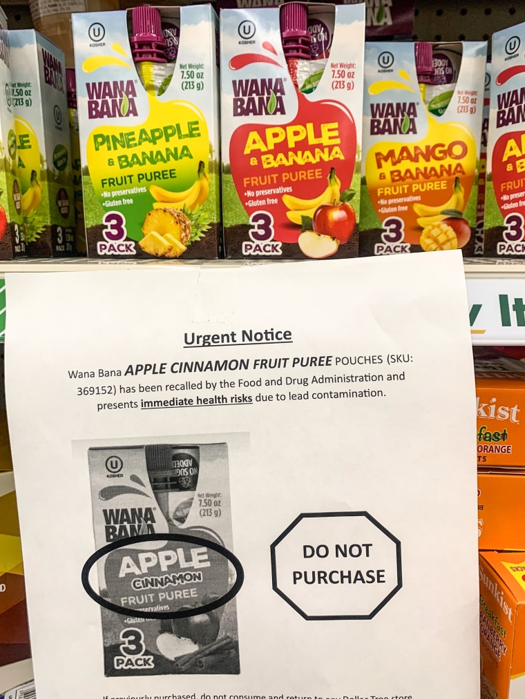 FDA says some of the lead-tainted applesauce pouches could still be in stores