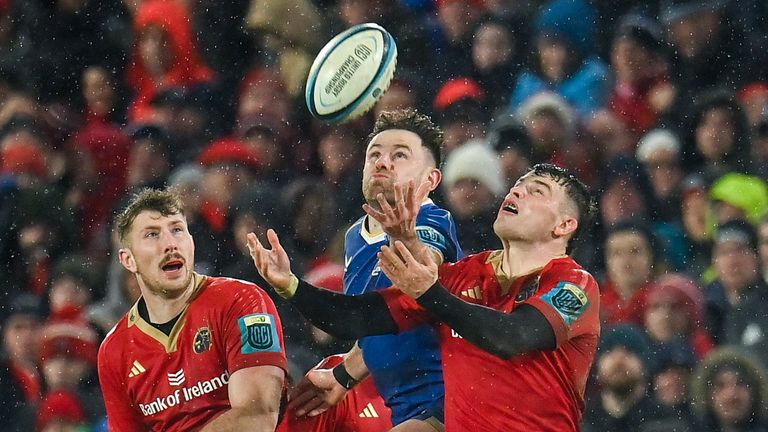 Leinster claim tight derby win over Munster in atrocious conditions