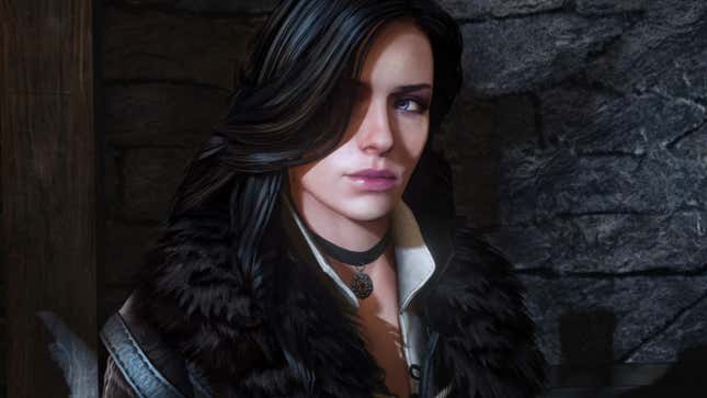 Yennefer gives a sideways glance.