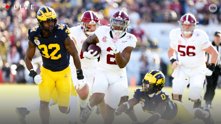 Alabama vs. Michigan live score, updates, highlights from 2023 College Football Playoff semifinal