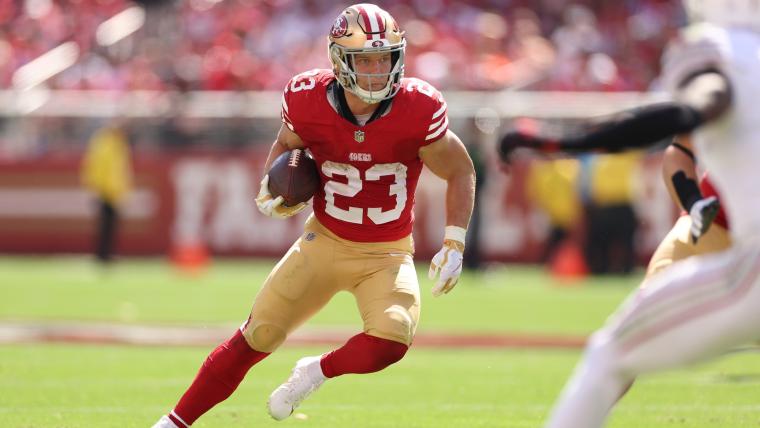 Christian McCaffrey injury update: 49ers star exits vs. Commanders with calf trouble, will miss Week 18