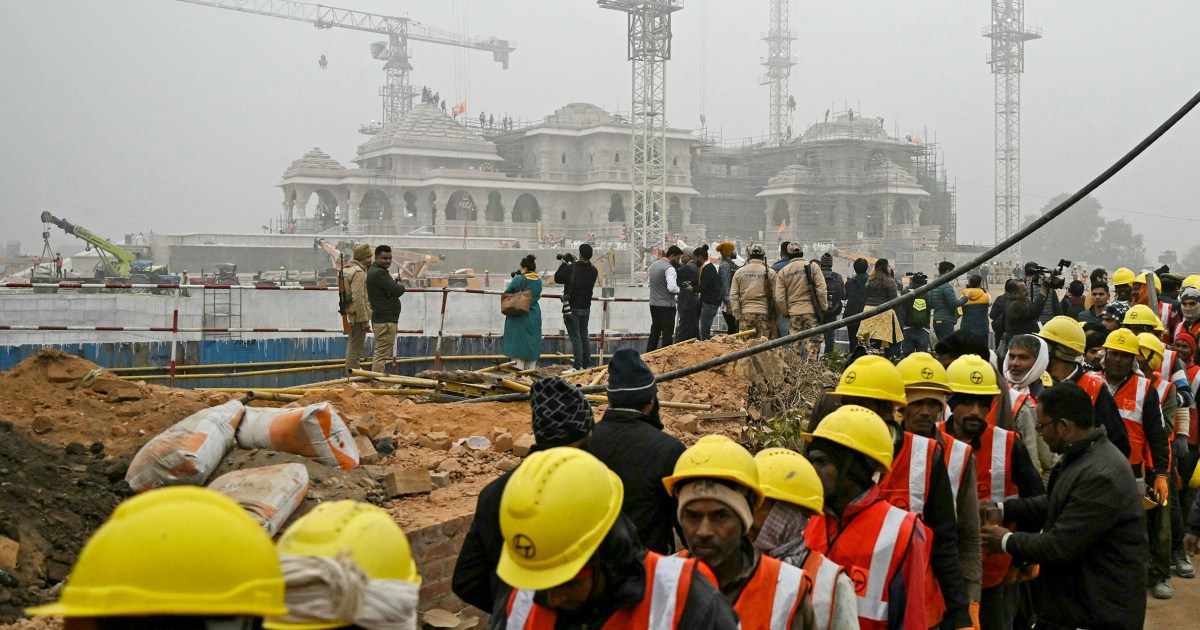 India’s Modi to open Hindu temple on a contested holy site, accused of stoking religious tensions