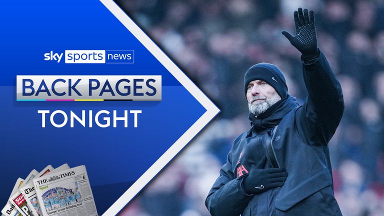 Back Pages: Who is will succeed Klopp at Liverpool? | 'He's irreplaceable' 