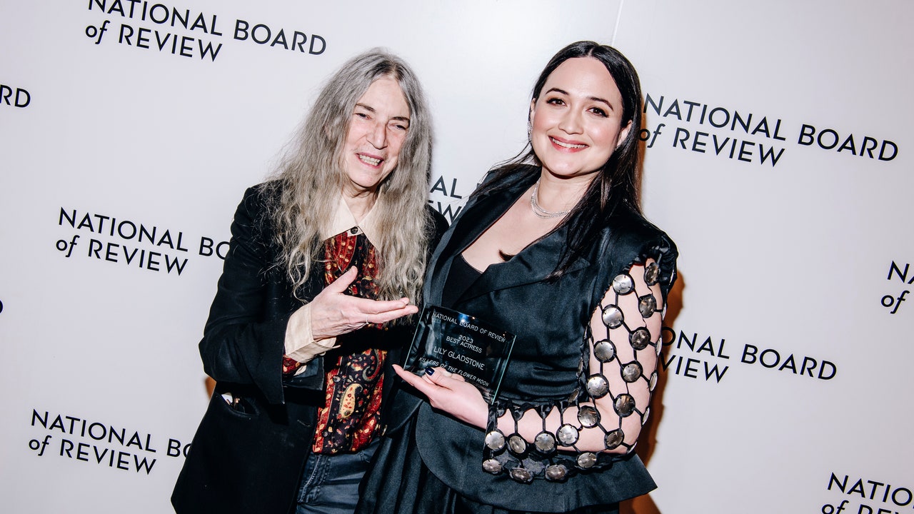 Patti Smith Honors Killers of the Flower Moon’s Lily Gladstone at National Board of Review Gala