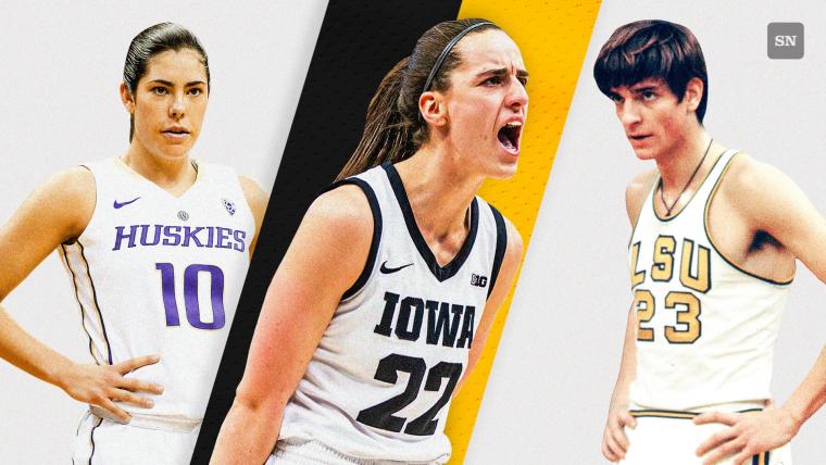 Caitlin Clark scoring record tracker: When will Iowa star pass Pete Maravich for college basketball points title?