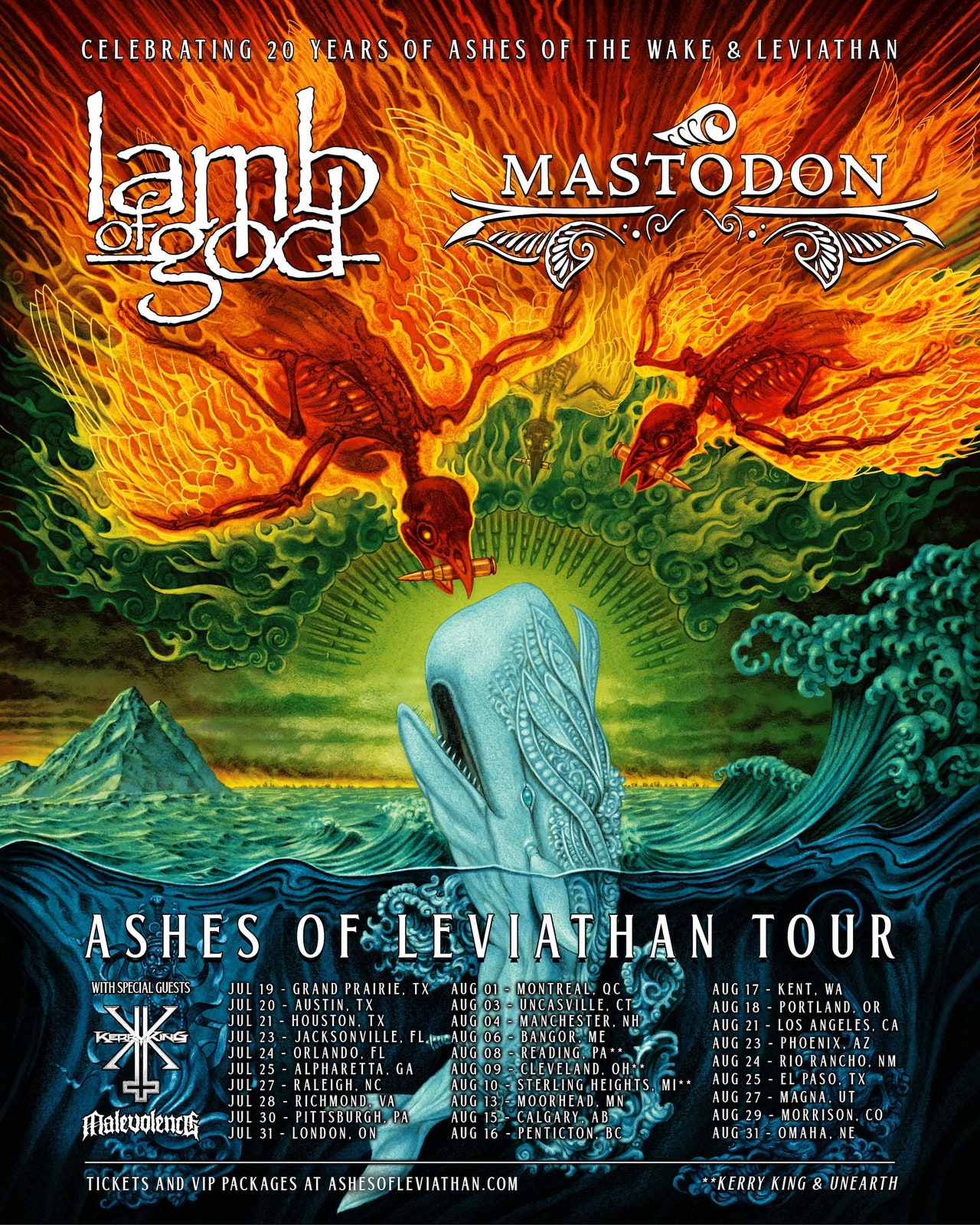 Lamb of God and Mastodon to Embark on Summer Tour